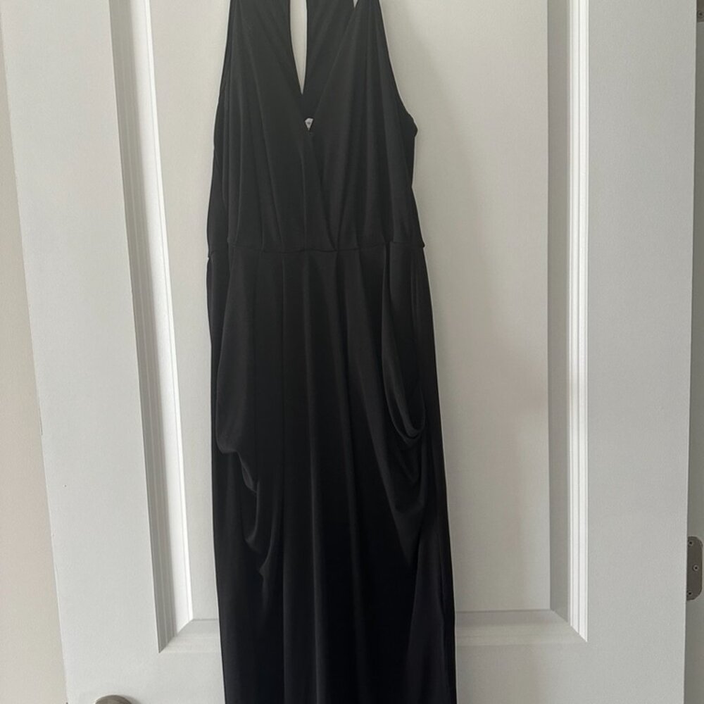 BCBGeneration Women's Sleeveless Midi Dress with Pockets, Size Small